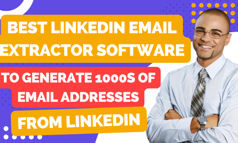 extract email addresses from linkedin